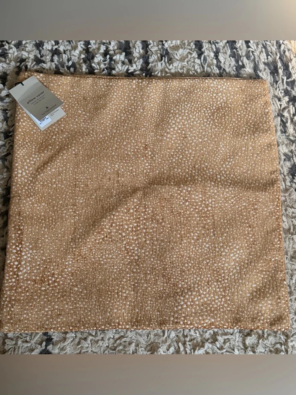 NWT West Elm Dotted Chenille Jacquard Pillow Cover 20x20